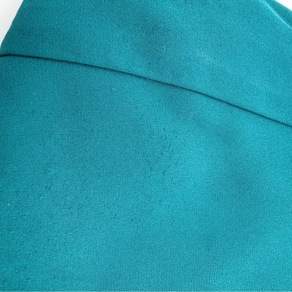 Teal colored long sleeveless H&M shirt - Picture 4 of 6